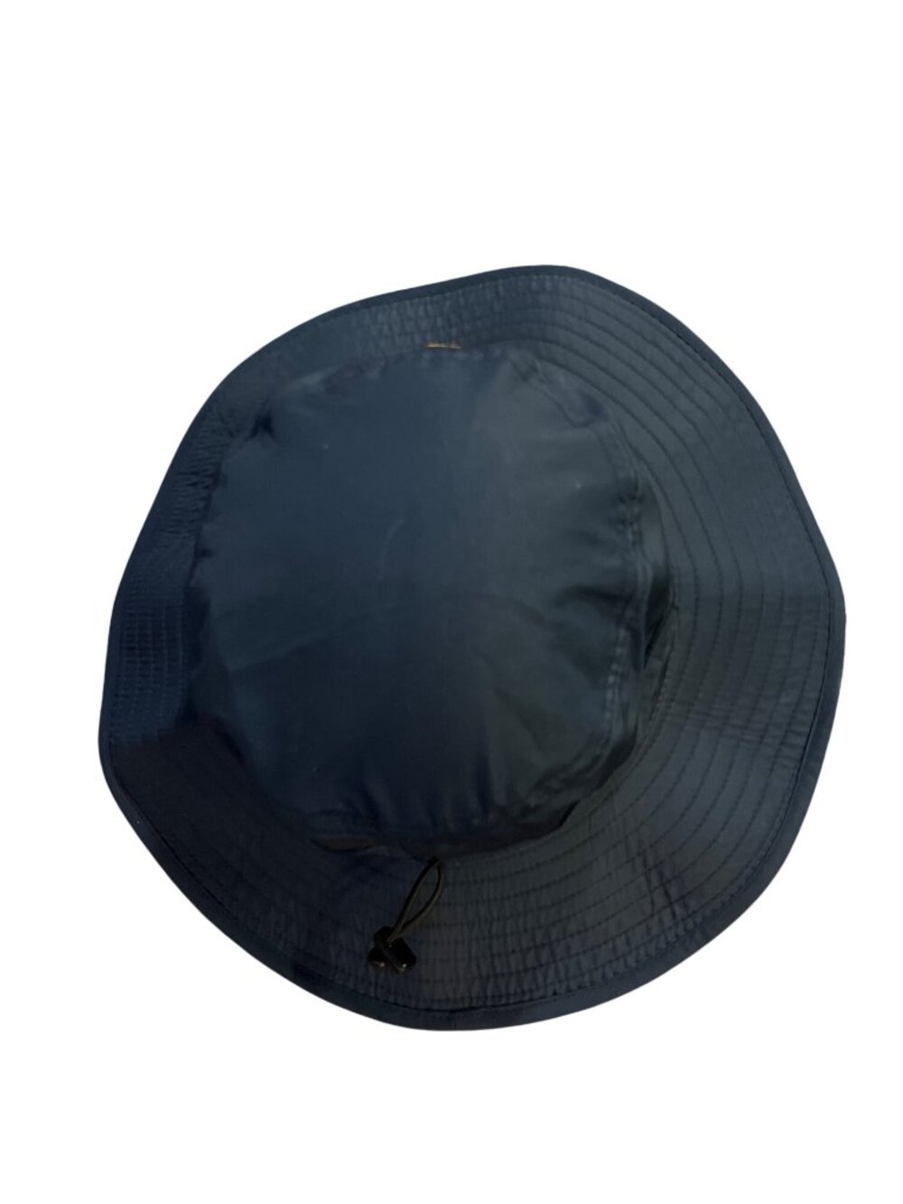 Ascend Wide Brim Bucket Hat Navy Adjustable Chin Strap Used - Picture 7 of 9